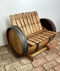 Clock made from barrel